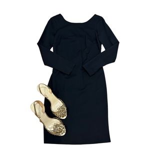 Banana Republic black fitted dress